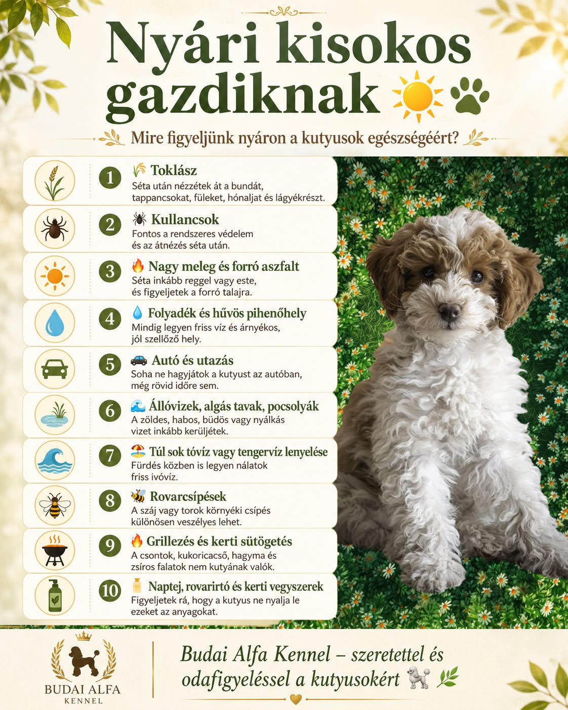 Nyári kisokos gazdiknak